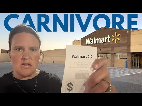 Walmart Carnivore Grocery Haul (& COST)!