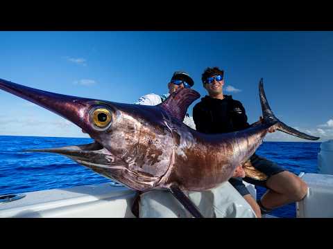 LUCKIEST Catch Ever! Purple Deep Sea Swordfish! Catch Clean Cook