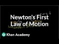 Understanding Newton's First Law of Motion