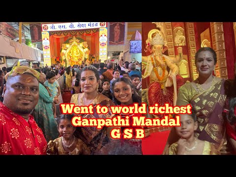 3 rd day bappa | Went to GSB Mandal World richest bappa | @rajanaidu