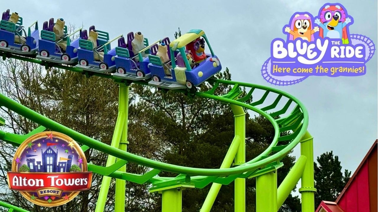 Bluey The Ride Is TESTING! Alton Towers NEW 2026 Roller Coaster!