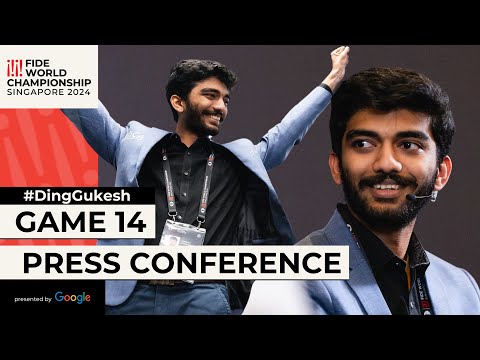 Press Conference after Game 14 | 2024 FIDE World Chess Championship Match 2024