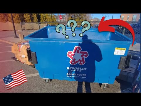 PRIMEIRO VÍDEO DE 2025! Ainda Tá Valendo a Pena Fazer CAÇADAS nos DUMPSTERS?? 🇺🇸