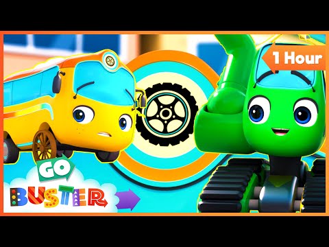 Buster's New Tyres! | Melody Time: Moonbug Kids Songs