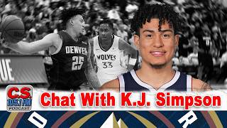 EXCLUSIVE! KJ Simpson Interview | NBA Summer League 2026 Las Vegas