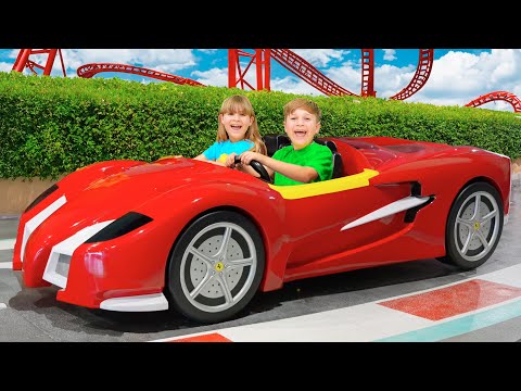 Диана и Рома посетили тематический парк Ferrari World