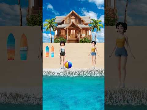kak Ros meninggoy saat main didekat laut #shorts #trending #animation