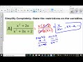 Simplifying Rational Expressions: Key Concepts and Techniques