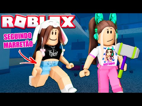 DESAFIO: SEGUINDO A MARRETONA - Roblox - Flee the Facility