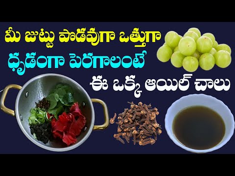 మీ జుట్టు పొడవుగా ఒత్తుగా ధృడంగా పెరగాలంటే ఈ ఒక్క ఆయిల్ చాలు.. ఇంట్లో తయారు చేసుకోవచ్చు