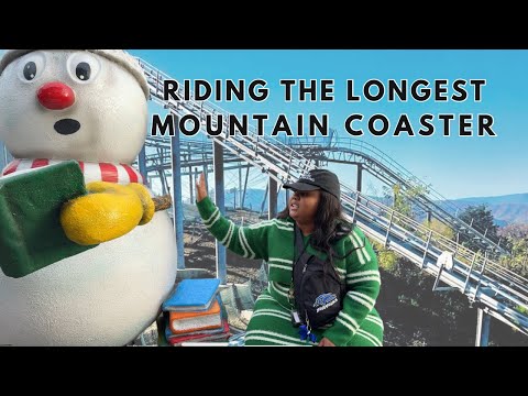 Ride the WORLD'S MOST EXTREME Mountain Coaster with Me! Vlogmas 2024