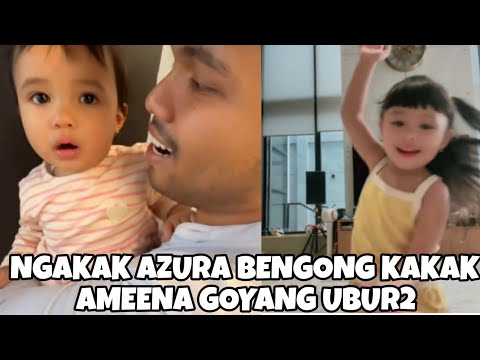 LUCUNYA AZURA AJARI KAKAK AMEENA GOYANG UBUR2 REBUTAN GENDONG OMPA THORIQ