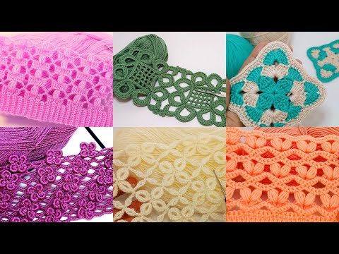 Perfect🤩 17 easy and beautiful crochet patterns #crochetknittingsort