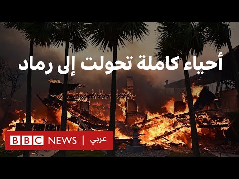 ​​بالصور: أسوأ حرائق غابات في تاريخ لوس أنجليس | بي بي سي تقصي الحقائق