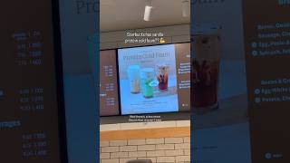 Starbucks Sugar-free Vanilla Protein⁉️😳💪 #coffee #energy #caffeine #protein #christmas