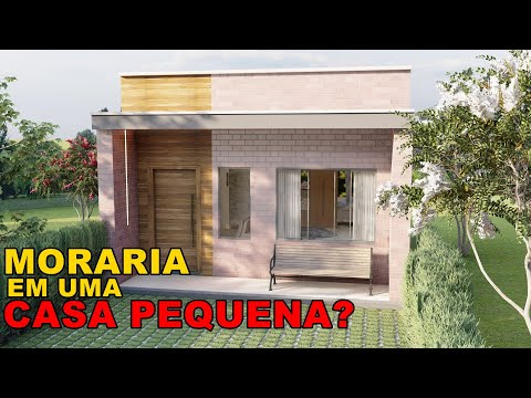 Casa térrea tipo KITNET | Pra Terreno pequeno |