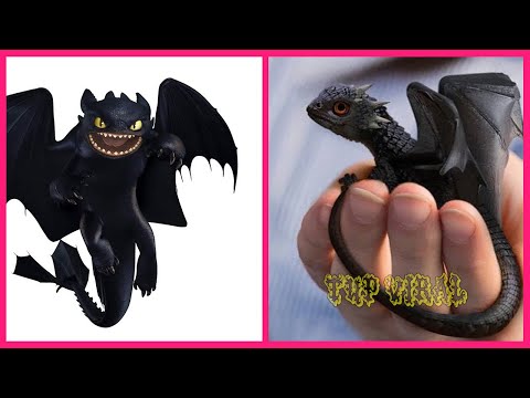 How To Train Your Dragon 3 In Real Life 💥 All Characters 👉@TupViral