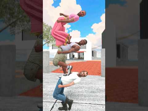 🤣Funny Franklin who is stronger in indian bike driving 3d #indianbikesdriving3dnewtodayupdate #gta
