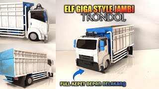 MEMBUAT MINIATUR TRUK GIGA STYLE JAMBI FULL MBOIS