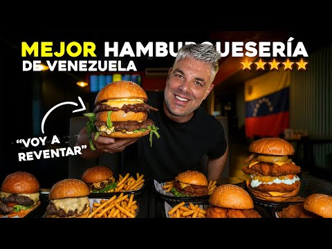 COMIENDO la MEJOR SMASHBURGER de VENEZUELA 🍔 🇻🇪 (NOOO PUEDOO MASS)