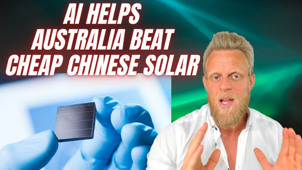 AI enables China beating perovskite Solar cell production in Australia