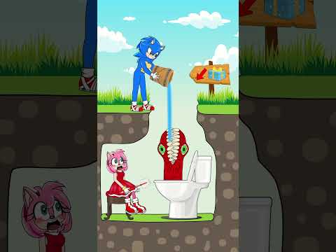 TOP 3 Funny Animation about Sonic and Amy - Episode 82 | 😂😂😂 #shorts #animation #story