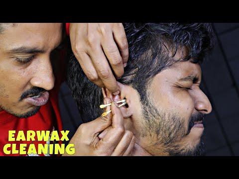 Ear Cleaning & Earwax Removal | Heavy Oil Head Massage | Scalp Scratching | Neck & Ear Cracking ASMR