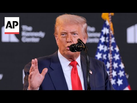 YouTube video thumbnail: Trump Says he Will Host the Kennedy Center Honors Ceremony Show