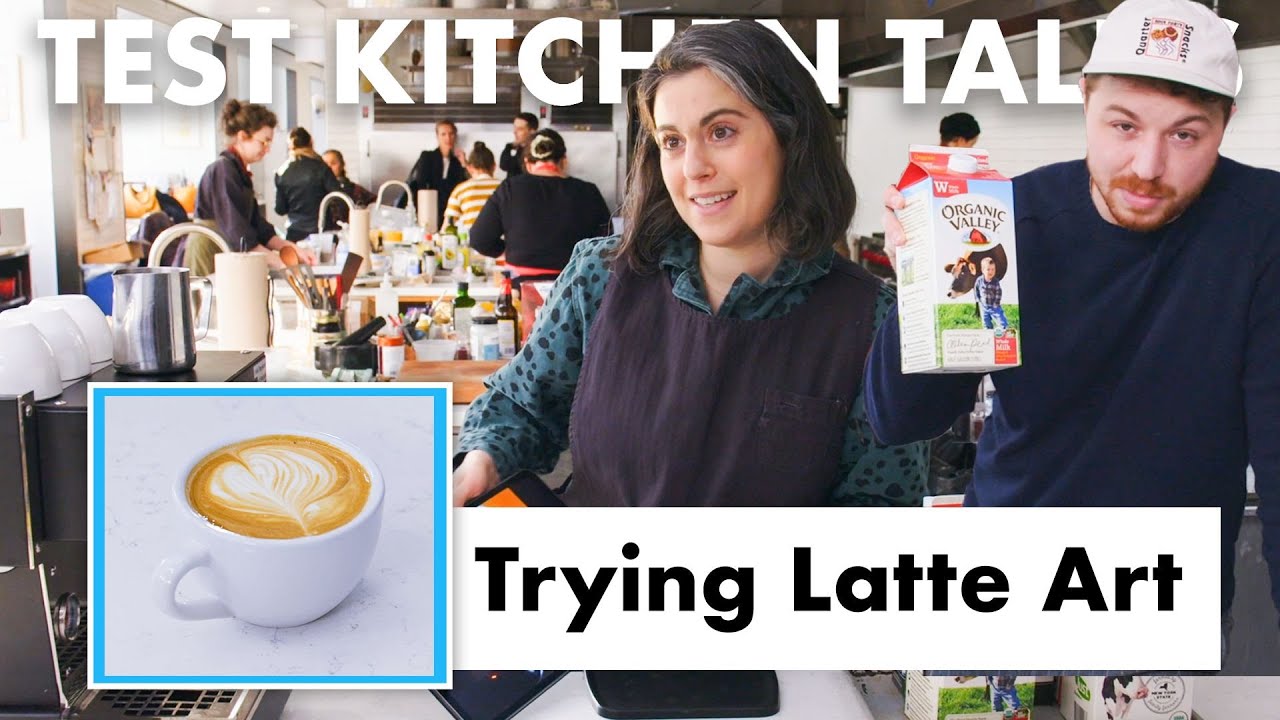 Pro #Chefs Try #Latte Art Test #Kitchen Talks #BonApptit