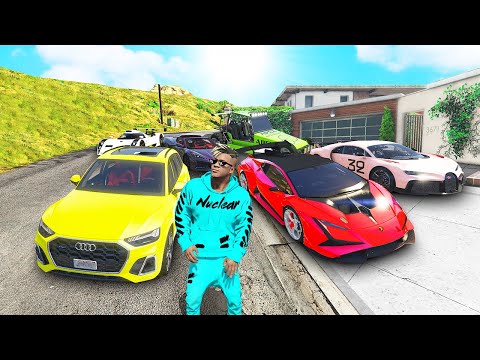 STEALING SUPERCARS in GTA 5 with CHOP & BOB