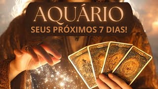 AQUÁRIO♒Uma maré de sorte vai fazer vc ganhar dinheiro, e uma novidade amorosa surpreendente. 