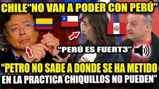 "NO VAN A P0DER CON PERÚ ELLOS TIENEN ALIADOS P0TENCI4" CHILE ADVIERT3 A PETRO EL P0TENCIAL DE PERÚ