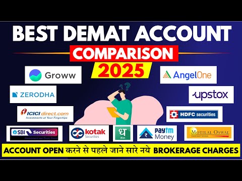 Share Brokers Comparison | Best Demat Account in India 2025 | कौन सा App सबसे अच्छा है ?