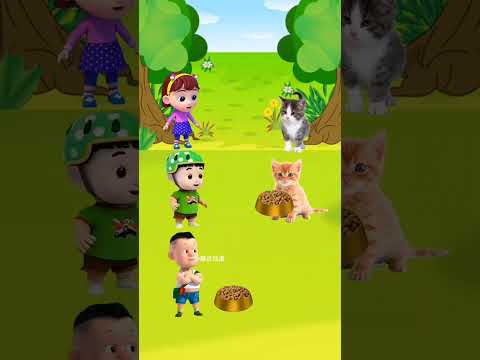 Chhotu fed the cat ?☺| छोटू ने बिल्ली को खाना खिलाया #viral #cartoon #animation #shorts