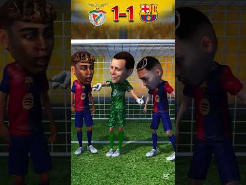 barcelona vs benfica animation edit #footballgame #edit #eafcmobile #football