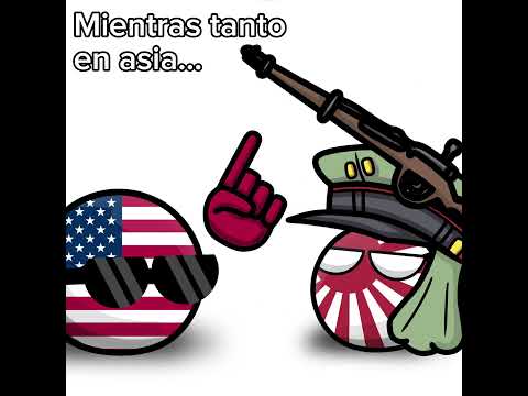 WW2 be like: (Parte 2) #shorts #countryballs #humor #polandball #history