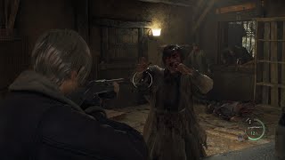 resident  evil 4 remake emboscada  en profesional