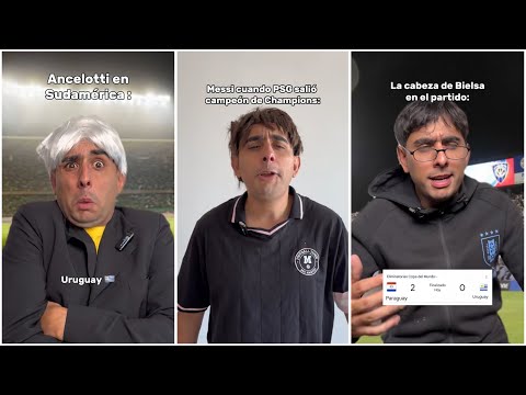 Ancelotti en Sudamérica, Bielsa puteando y Messi indignado😂