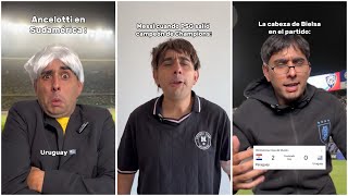 Ancelotti en Sudamérica, Bielsa puteando y Messi indignado😂