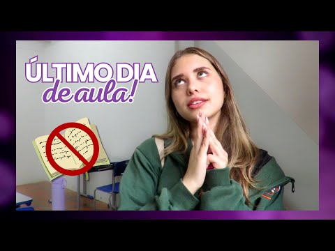 MEU ÚLTIMO DIA DE AULA! | *Vlog Completo - Luiza Vinco