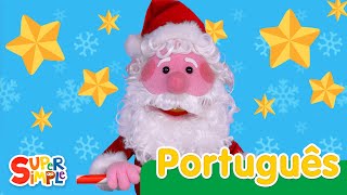 S-A-N-T-A | Canções Infantis | Super Simple Português