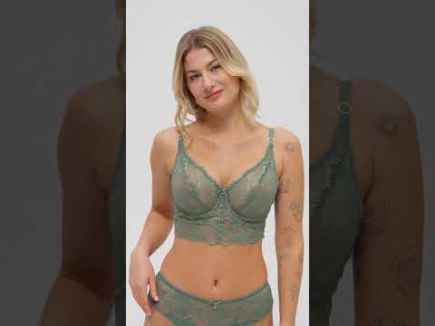 Biustonosz Mila A144 szałwiowy miękki Biustonosz Mila A144 szałwiowy miękki