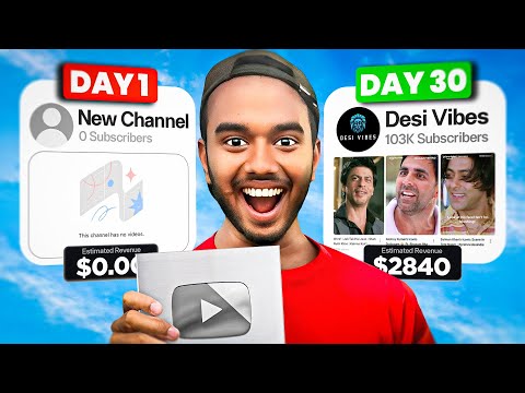 “I Started a Secret Youtube Channel – It Hit 100K in 46 Days!”