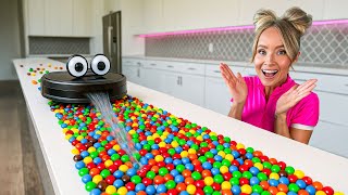 Robot Vacuum Vs. 10,000 M&M's