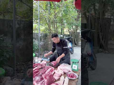 Vợ em bảo bán 120k/1kg thịt lợn #funny #comedy #cuoichutthoi #haihuoc #giadinh