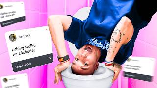 FANOUŠCI MĚ NUTÍ STRKAT HLAVU DO WC?! | Extrémní Parkour Challenge!