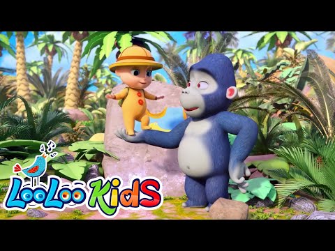 Down in the Jungle 🌿🎵 by LooLoo Kids | Best Kids Songs & Nursery Rhymes