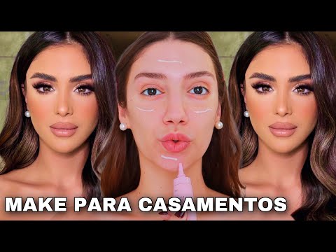 MAKE PARA FESTA DE CASAMENTO *ATUALIZADA* TUTORIAL DE MAQUIAGEM PARA CASAMENTO *CONVIDADA MADRINHA*