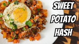 The BEST Breakfast Potato Hash EVER! (Sweet Potato Hash Recipe)