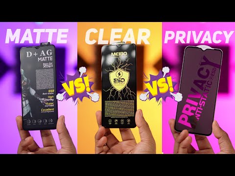 எது💪பெருசுன்னு ஓடச்சிக்கட்டு⚡️| Matte vs Clear vs Privacy🔥Tempered Glass!!